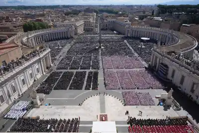 Más de 200.000 fieles participaron del funeral del papa Francisco