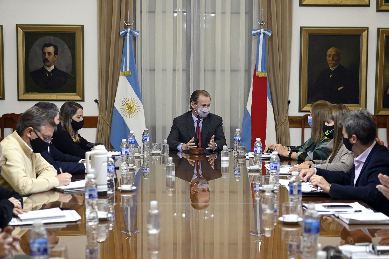 Bordet encabezó una reunión de gabinete