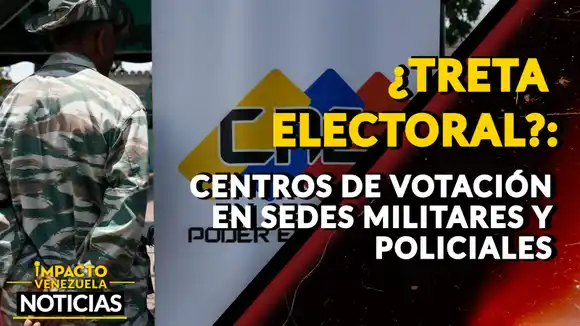 ¿TRETA ELECTORAL? Centros de votación en sedes militares y policiales – VIDEO