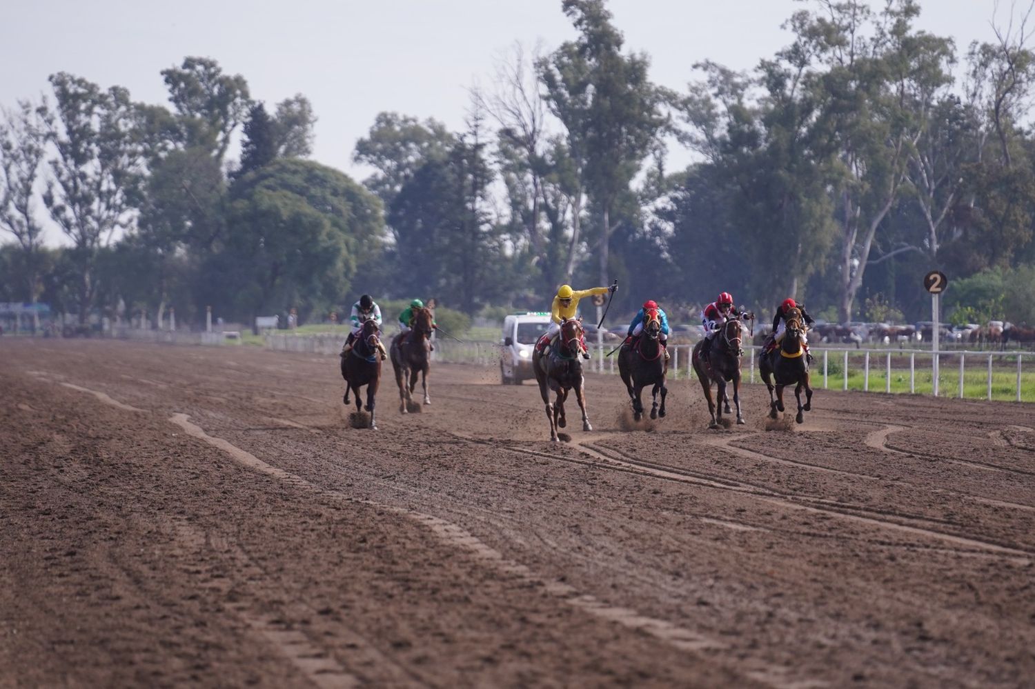 La tradicional recta del "Boero" no tendrá acción este domingo.