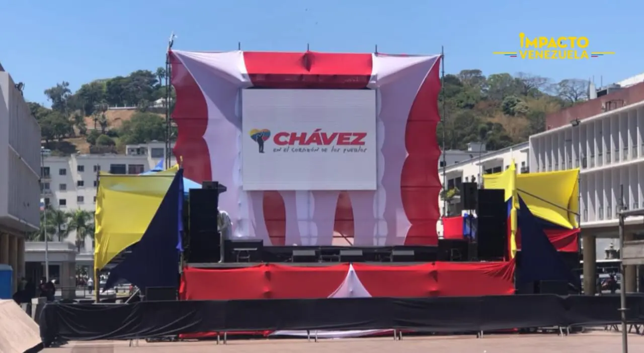 Chavistas conmemoran 10 años de la partida física de Hugo Chávez