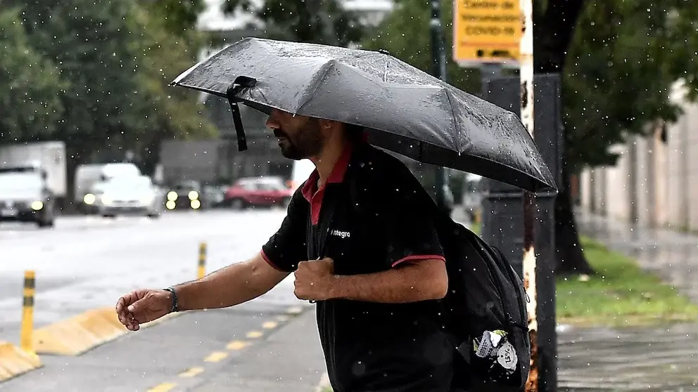 Se viene un fin de semana de lluvia.