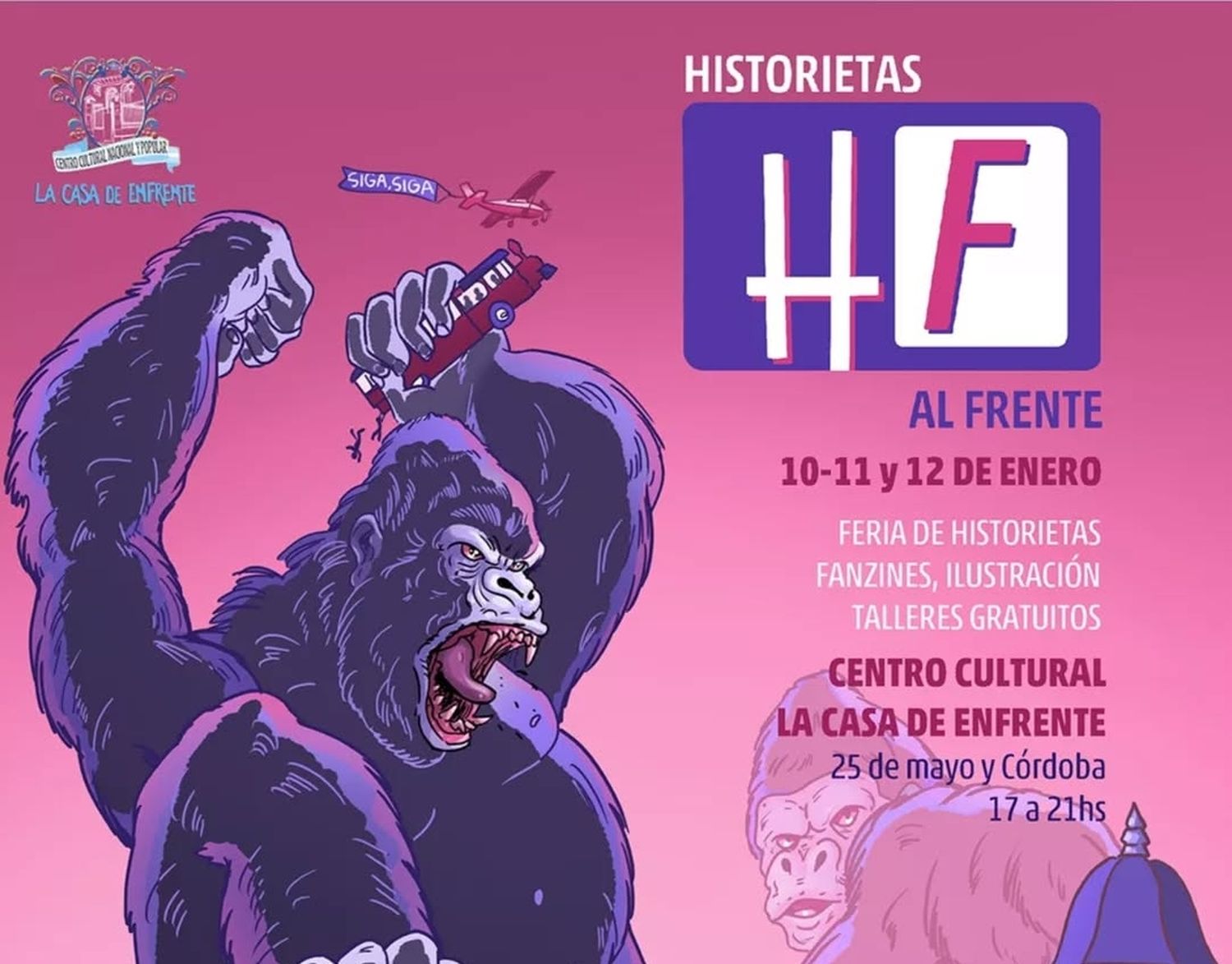 Realizan la primera edición de "Historietas al Frente", un evento que reúne a 50 autores de todo el país