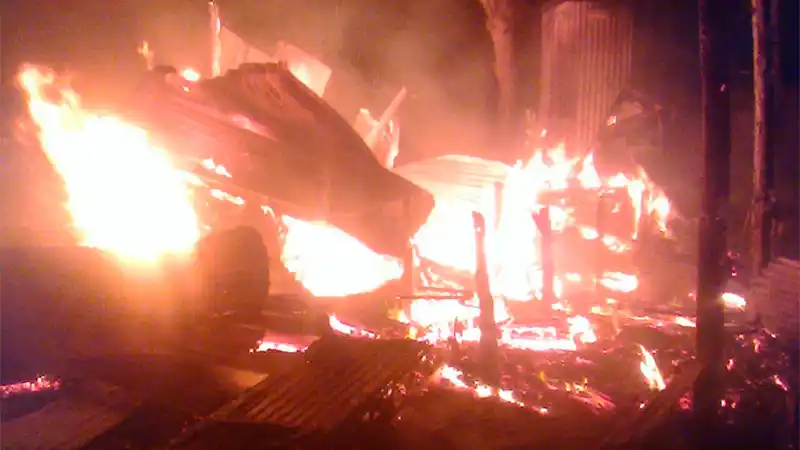 Explotó una garrafa y destruyó una comisaria en Victoria