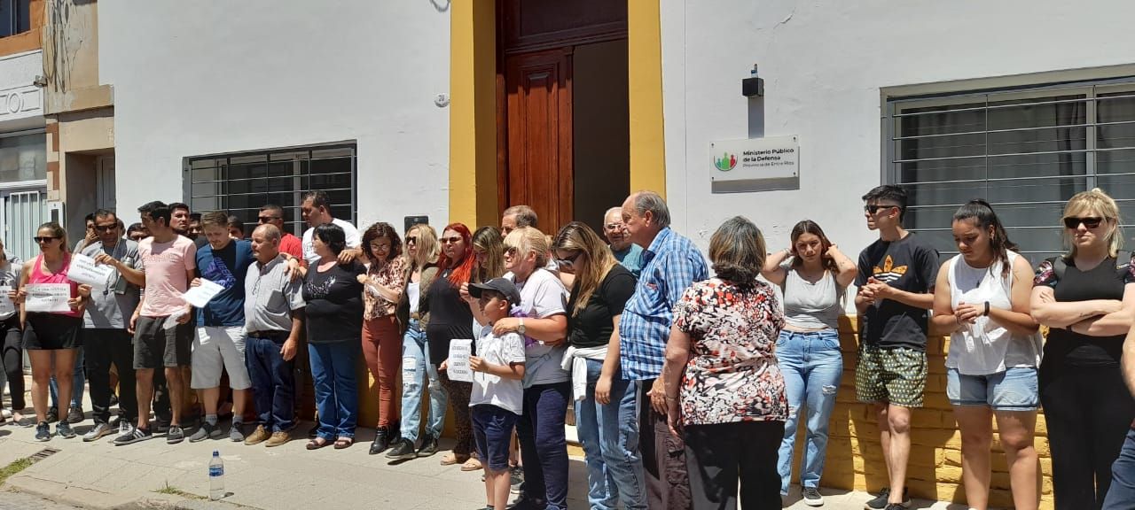 Tras la prisión efectiva de Casualde, hubo una concentración en el Juzgado de Familia