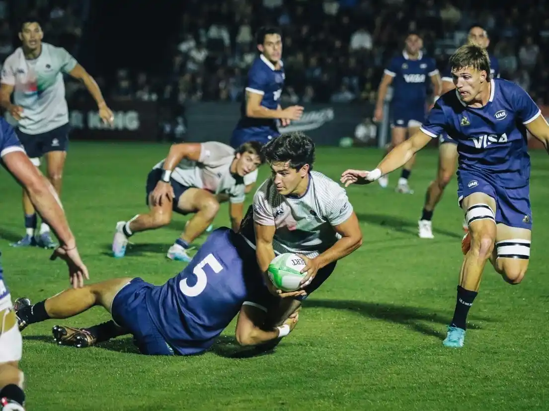 Una imagen del duelo entre Mar del Plata y Los Pumas desarrollo, el año pasado.