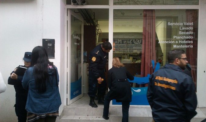 La Policía detuvo a tres personas por el robo a la lavandería del centro