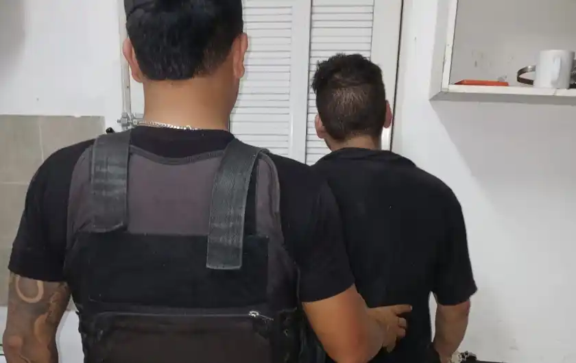 Detenido en Ibarlucea.