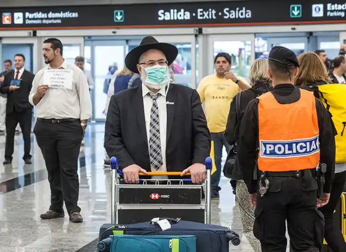 Coronavirus. Controles sanitarios en Ezeiza
