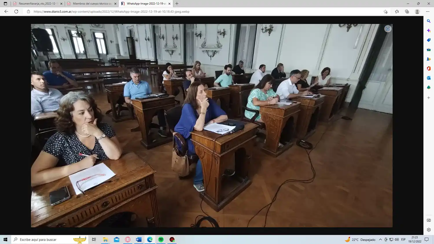 Tres Arroyos: Los concejales de Juntos se enojaron y pasaron a cuarto intermedio