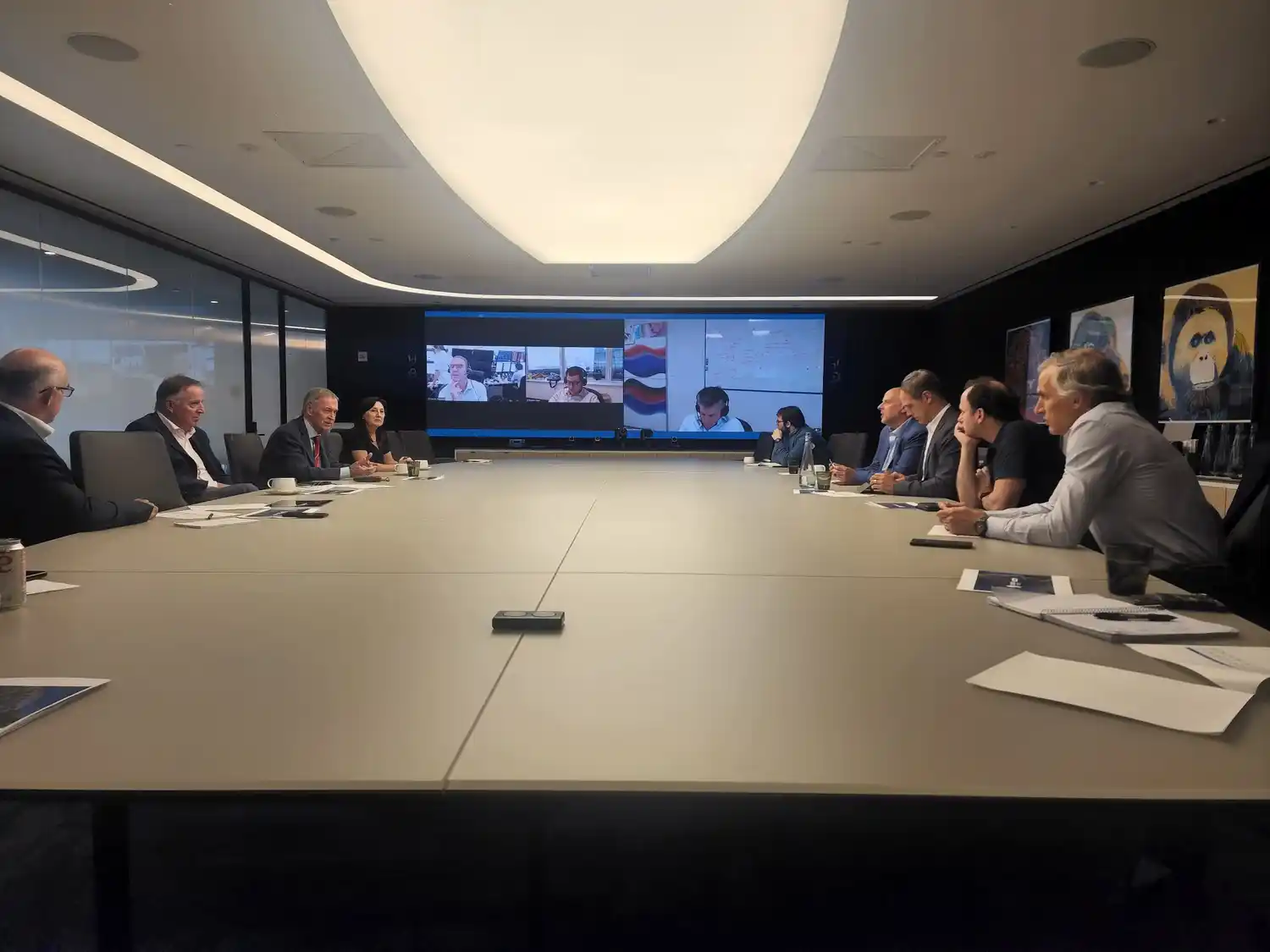 En Estados Unidos, Schiaretti analizó la posibilidad de inversiones en la provincia de Córdoba