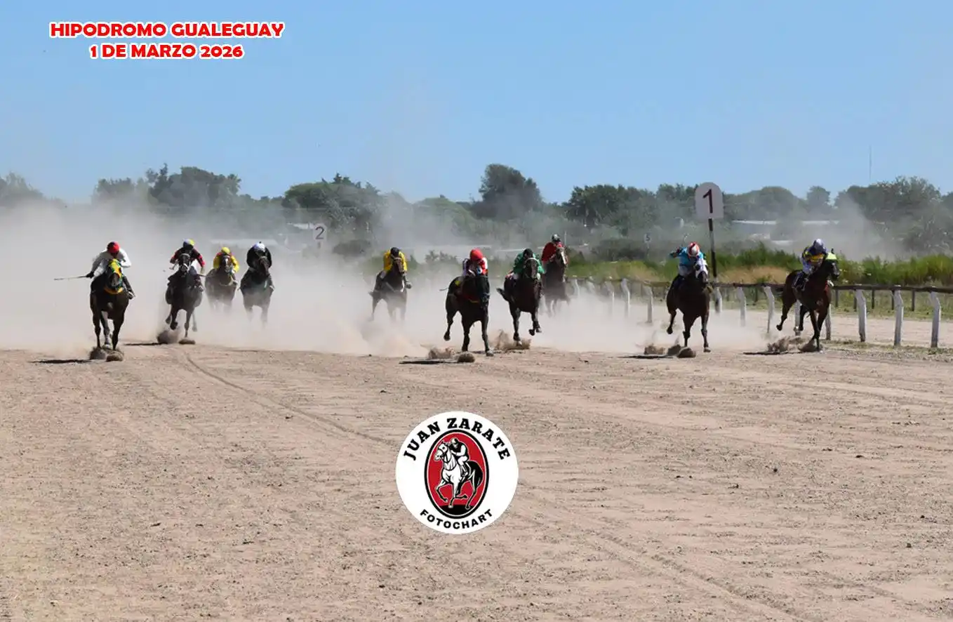 Intensa jornada hípica en el Hipódromo de Gualeguay con 13 competencias disputadas
