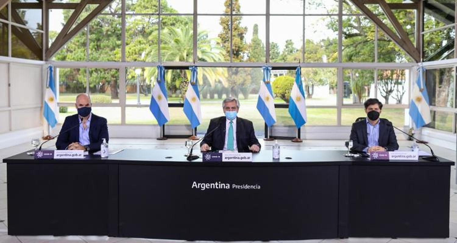 Alberto Fernández extendió la cuarentena hasta el 16 de agosto y Axel Kicillof dijo que seguirá el mismo sistema de fases