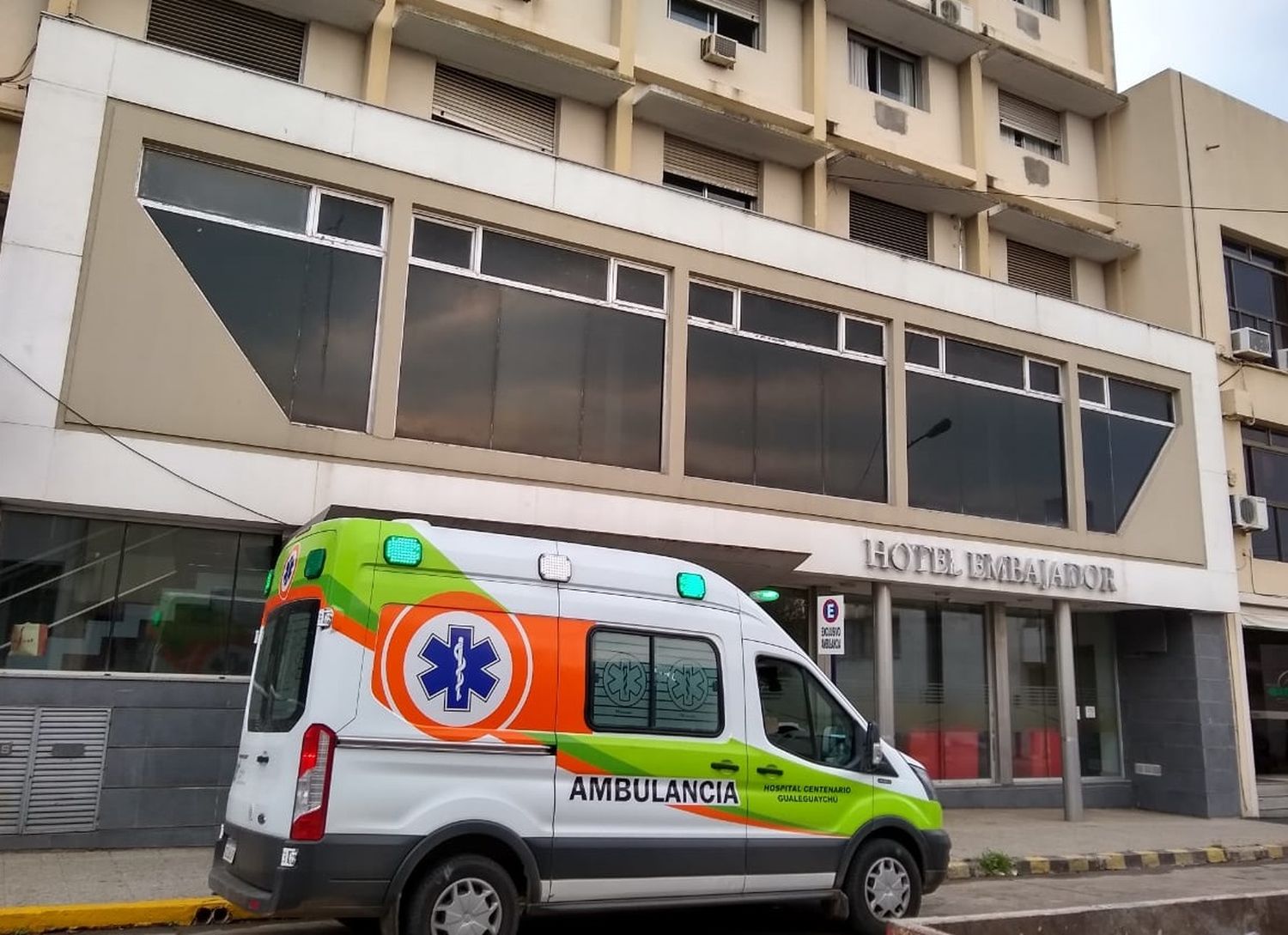 Un camionero dio positivo en el Puente Internacional y fue alojado en el Hotel Embajador