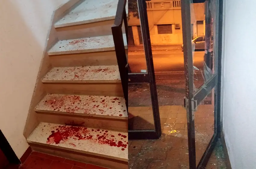 Rompió el cristal de la puerta de ingreso y generó terror en un edificio de La Sexta