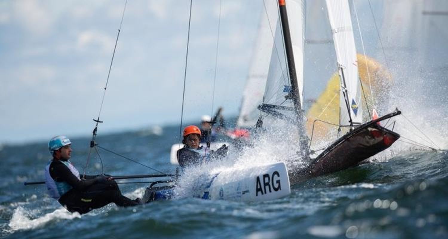 Dante Cittadini y Maylén Muscia tuvieron un gran cierre en el Mundial de nacra 15  y finalizaron quintos