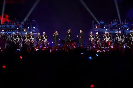 Take That se presentó durante la coronación de Carlos III como nuevo rey. Foto AFP