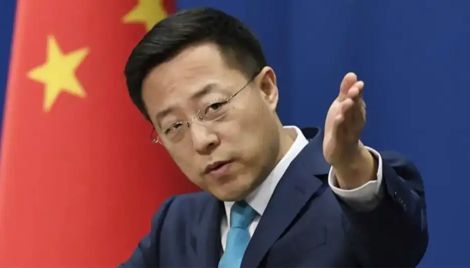 Zhao Lijian, portavoz del Ministerio de Relaciones Exteriores chino.