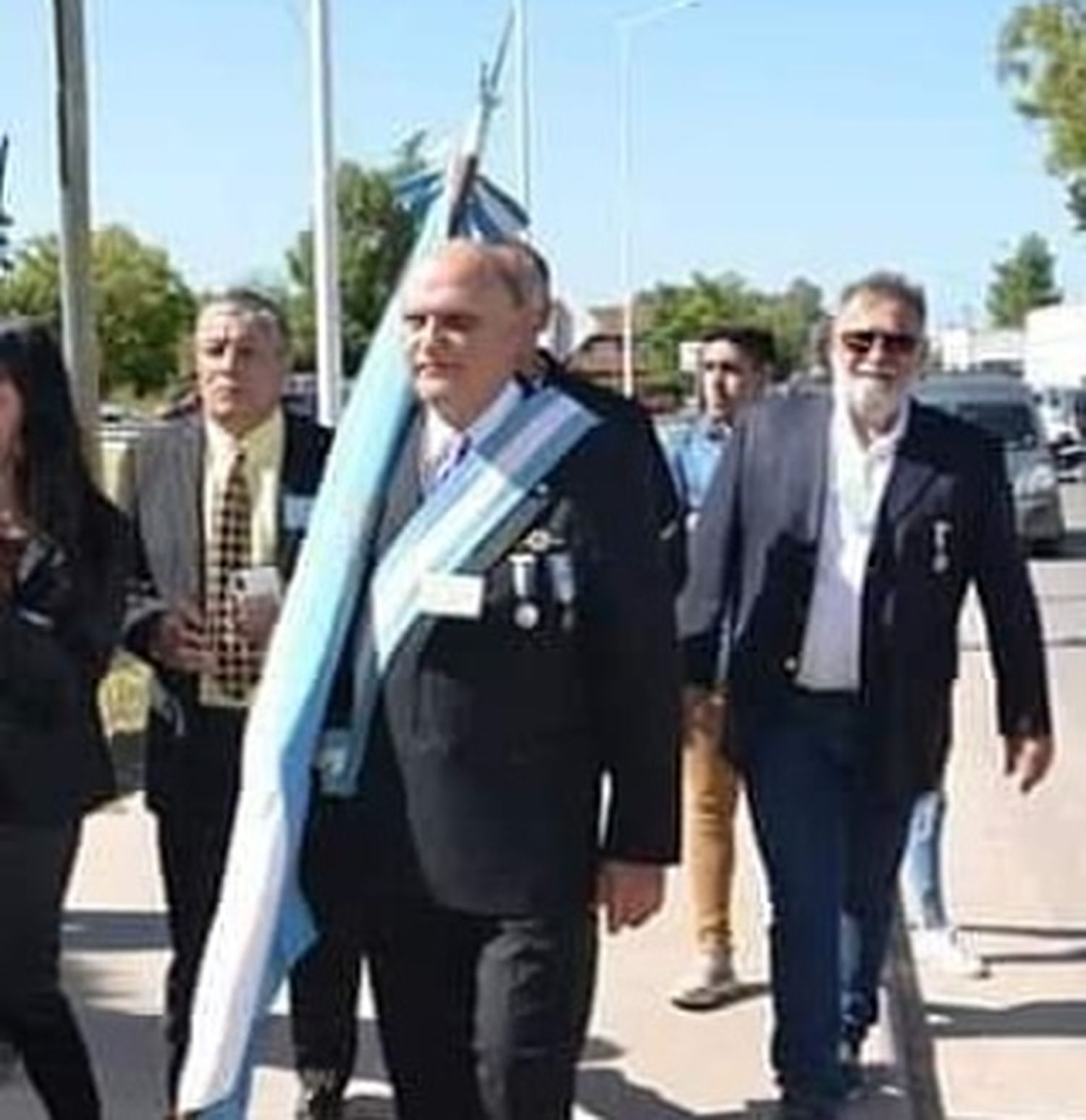 Malvinas: familiares saludan a Víctor Hugo Ríos