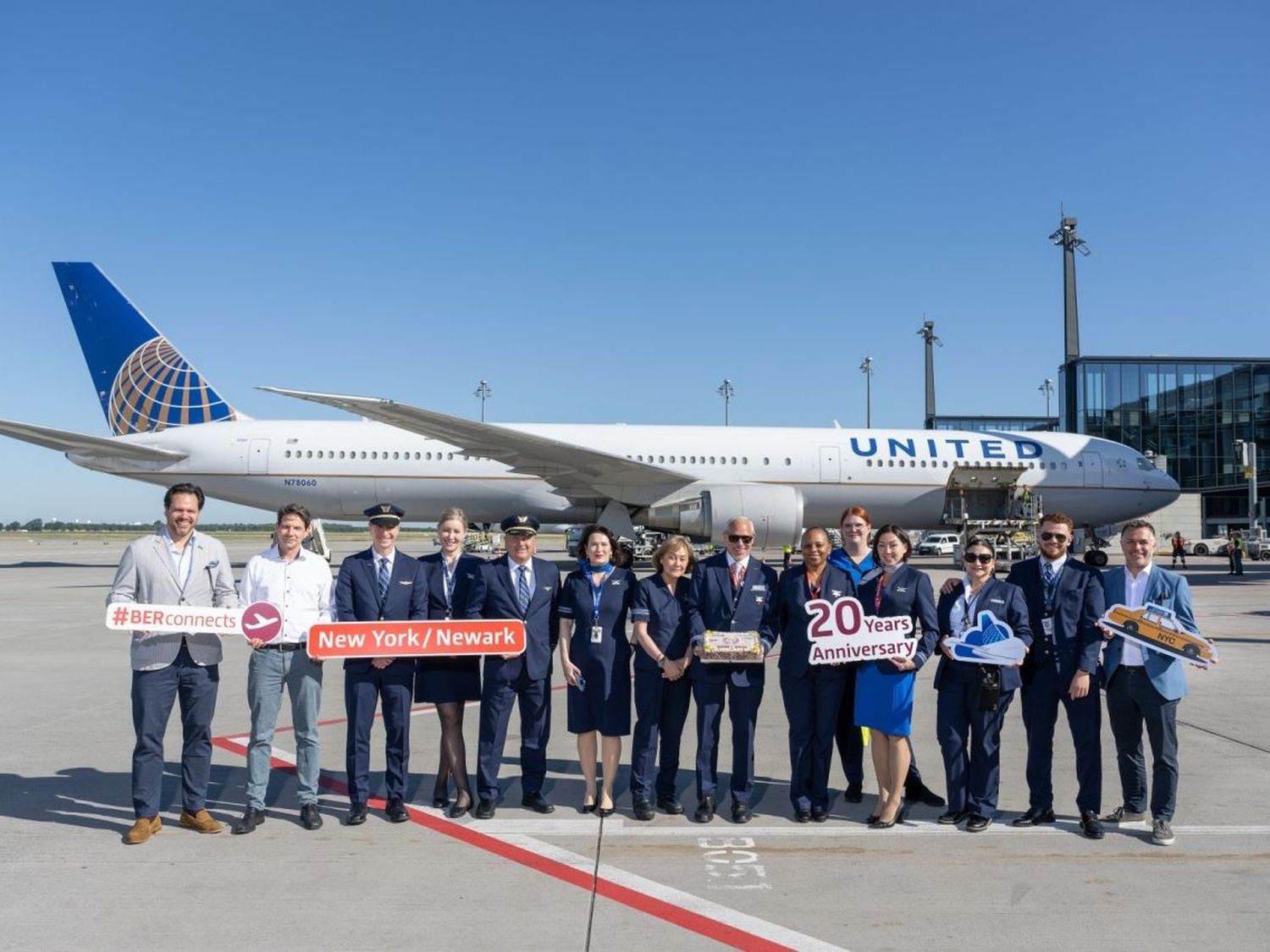 United Airlines cumple 20 años de vuelos en Berlín