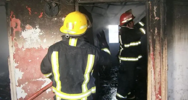 Incendio: Destrucciones totales en una vivienda