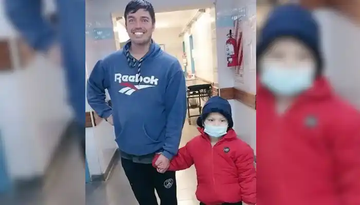 Tras el alta médica de Martín, su familia organizó una tallarinada para recaudar dinero y fue un éxito