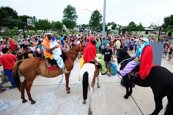 Los Reyes pasaron por Pueblo Belgrano
