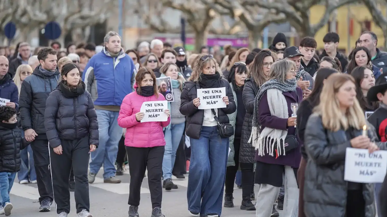Marcha en Necochea Autovía 88