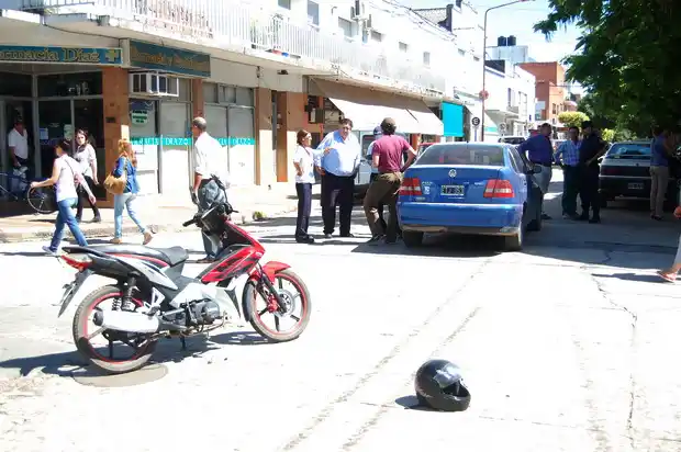 Hace instantes: accidente en pleno centro