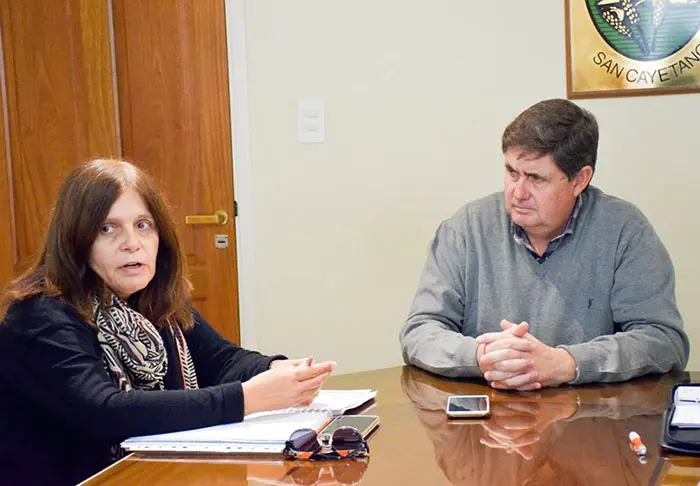 Gargaglione recibió a la nueva Inspectora Jefa Distrital