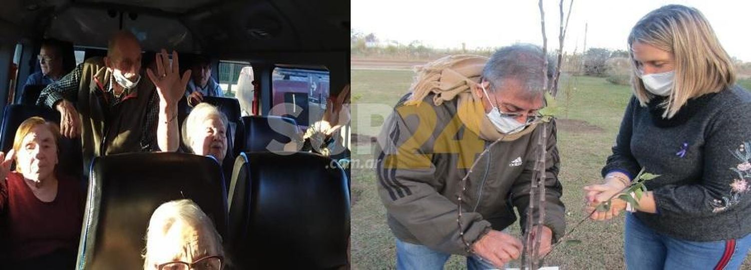 María Teresa: un paseo esperado y una merecida celebración para los abuelos de la RAM