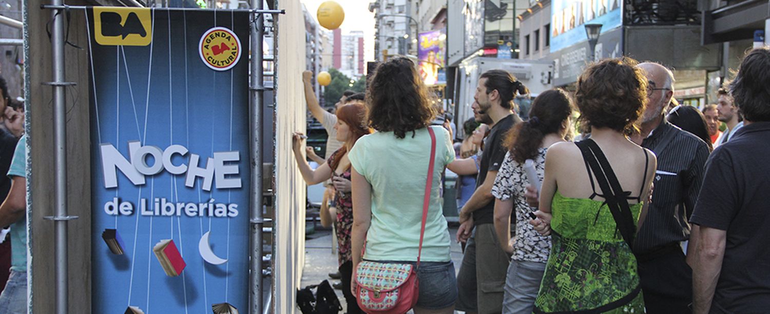 “Noche de las Librerías” en calle Corrientes