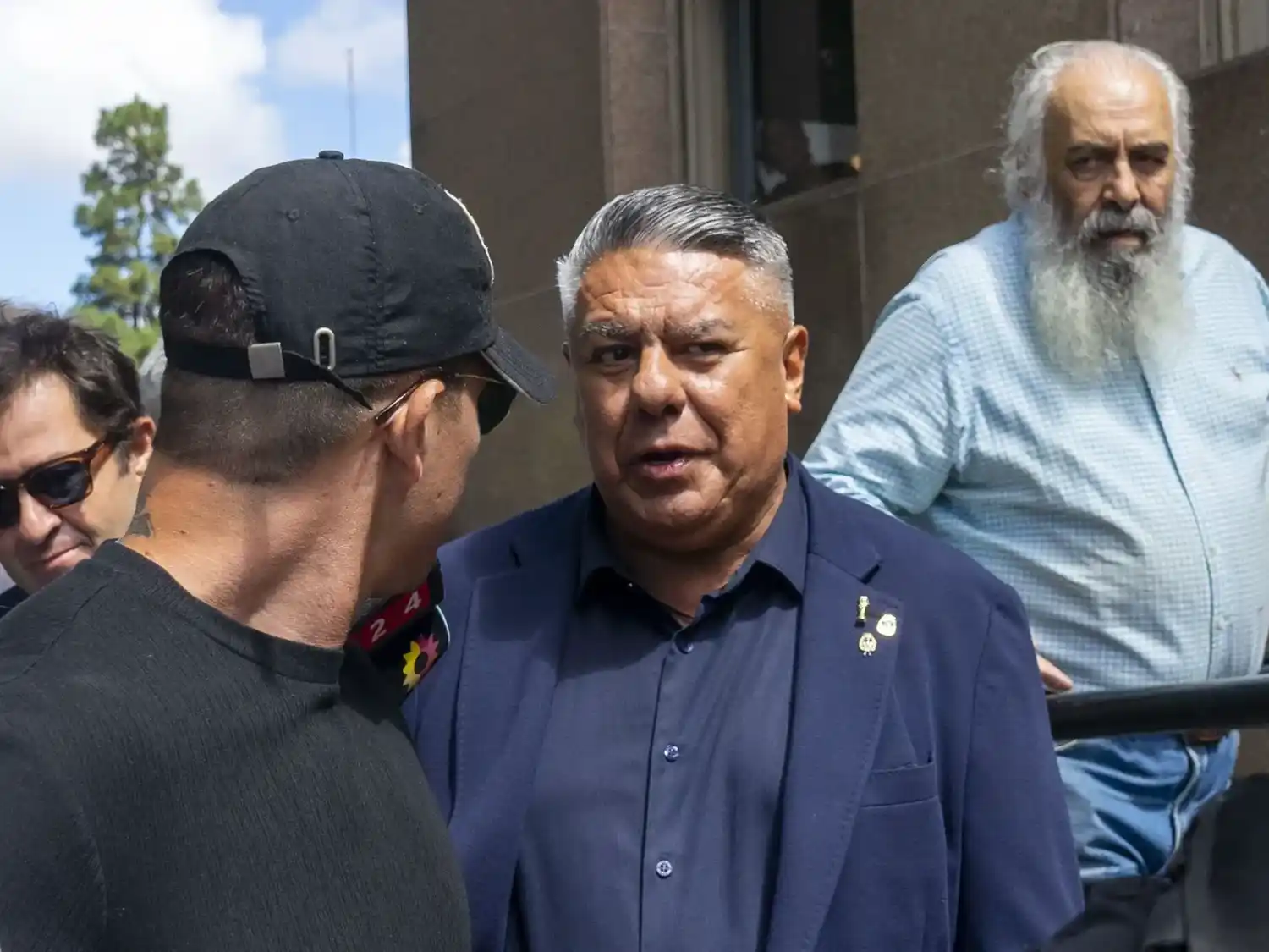 Tapia hizo declaraciones tras salir de los tribunales de Comodoro Py.