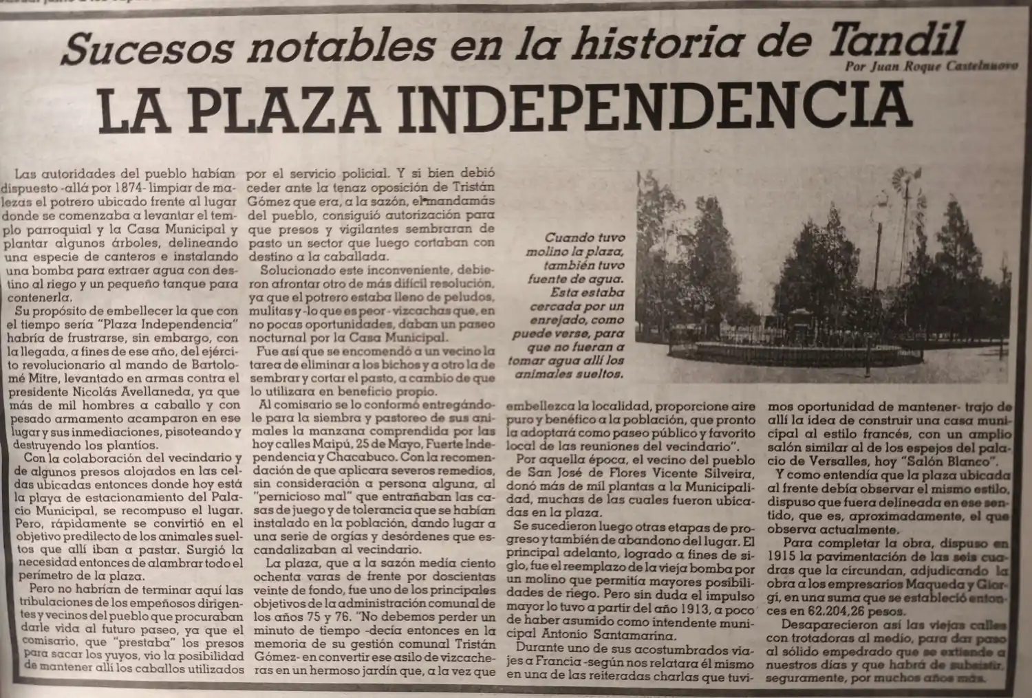 La plaza Independencia