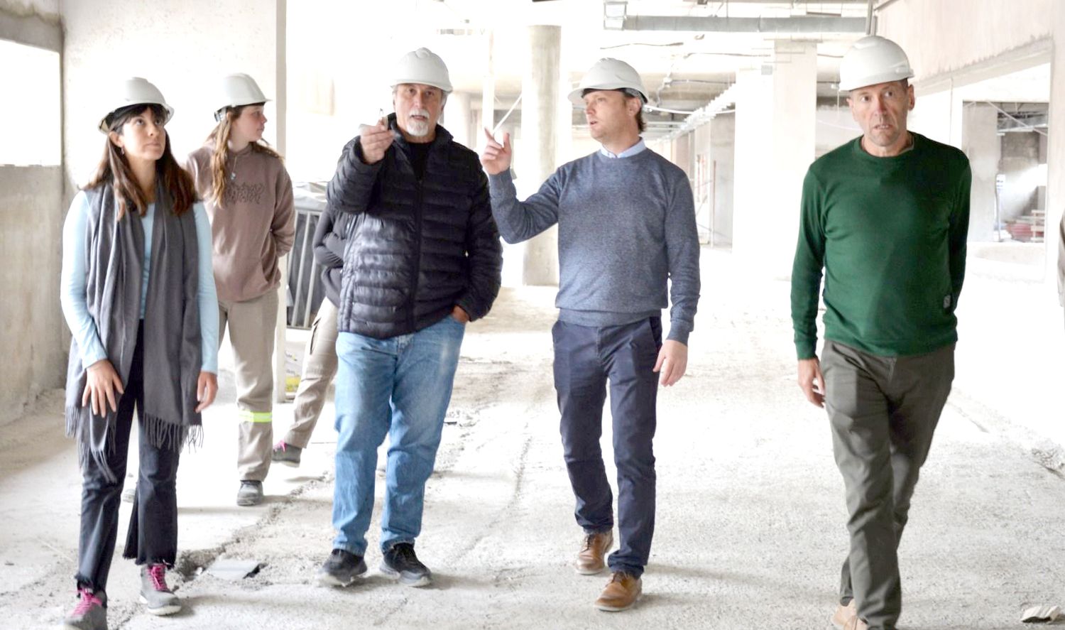 Recorrida de Wesner por el Polo Judicial de Olavarría