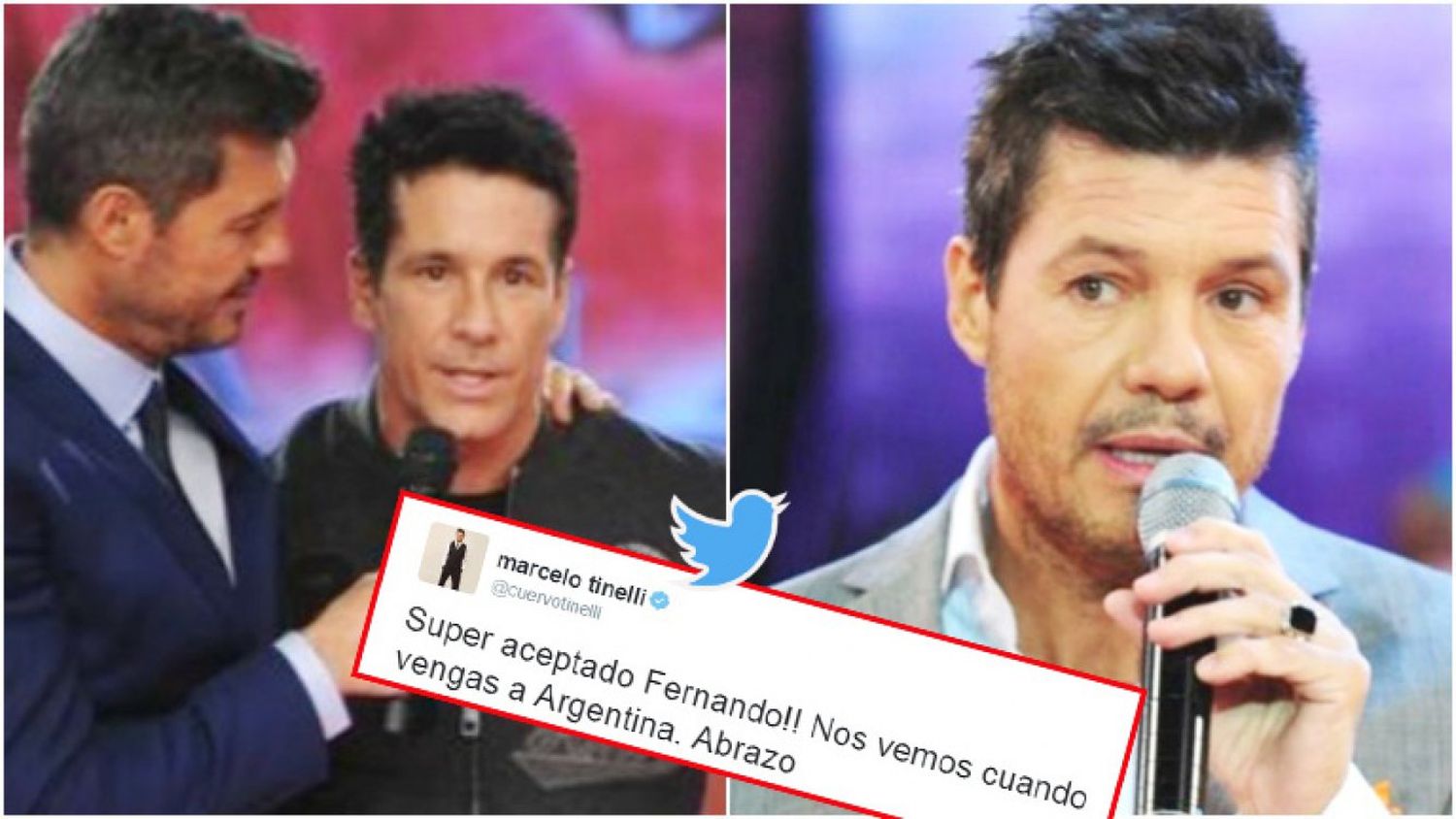 Fernando Carrillo trató de "gil" a Tinelli: la rspuesta del conductor 
