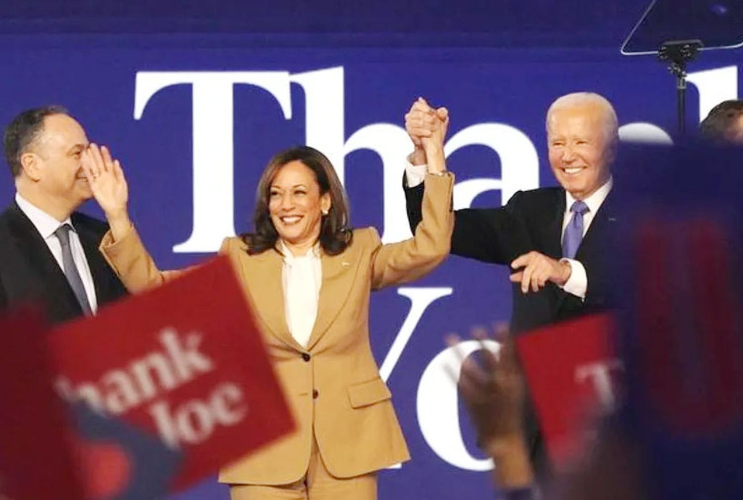 Biden pidió votar por Kamala Harris para “preservar la democracia” en Estados Unidos