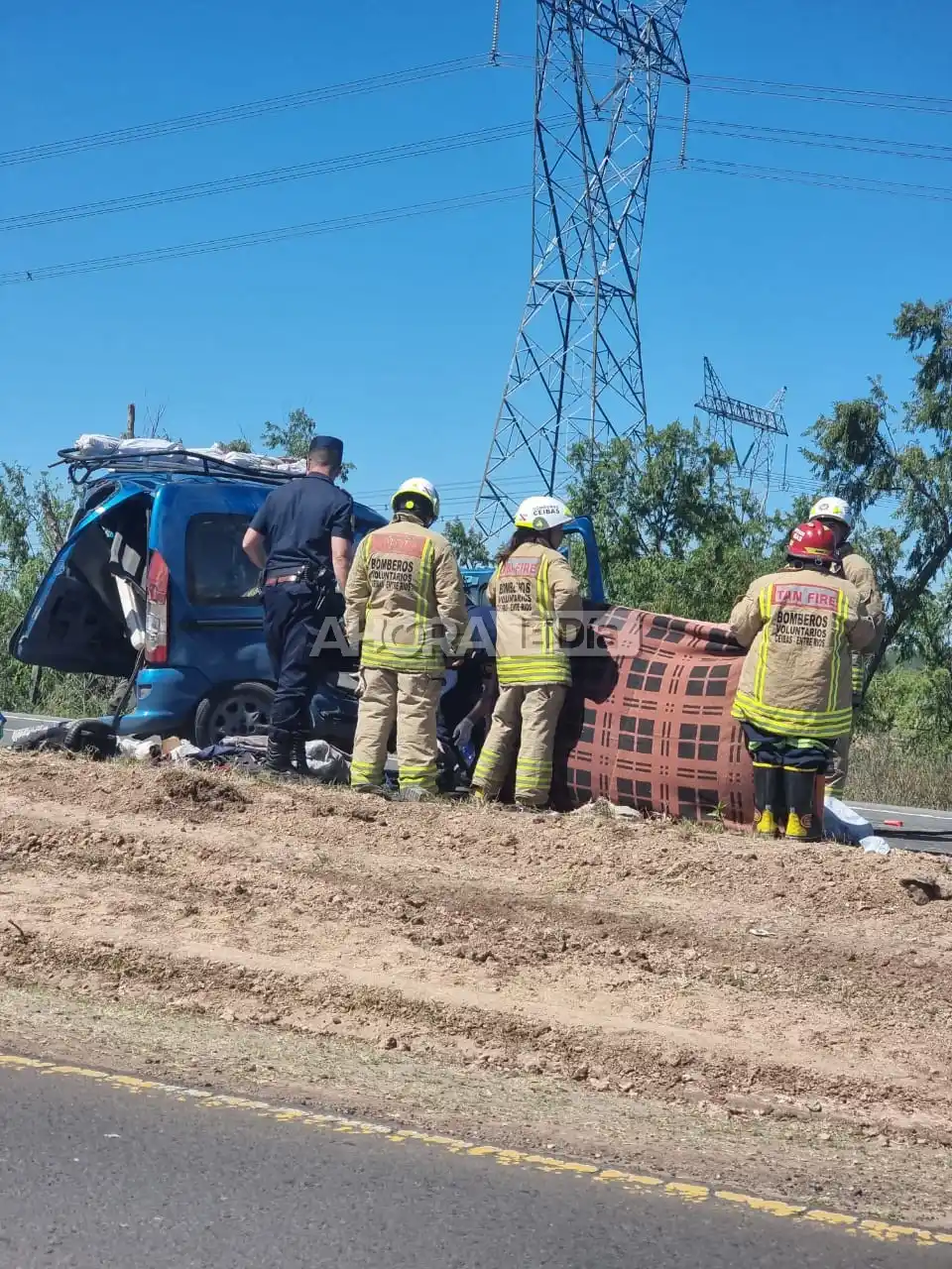 Murió un hombre en un trágico accidente en Ruta 12: identificaron a la víctima fatal