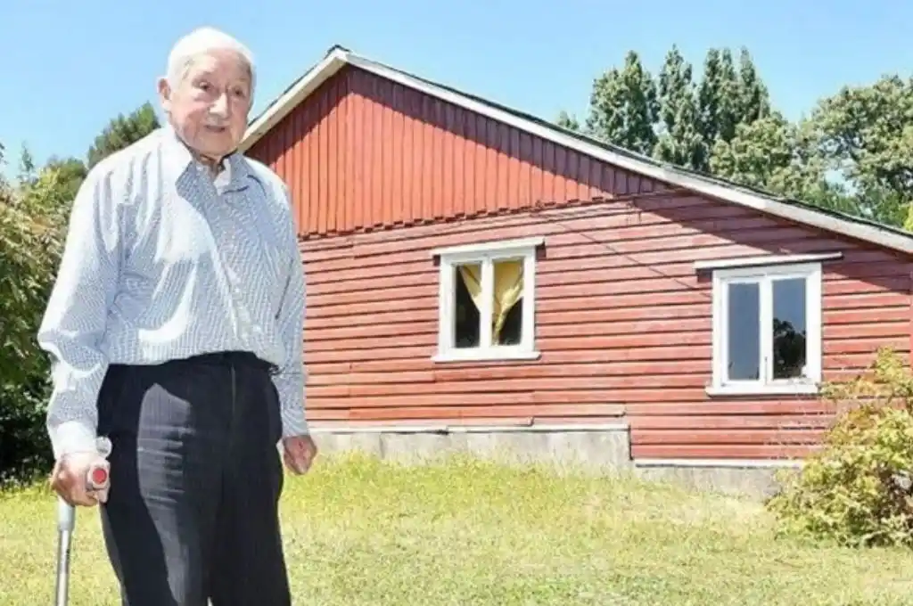 Un hombre de 90 años rifa su chacra en un paraíso chileno