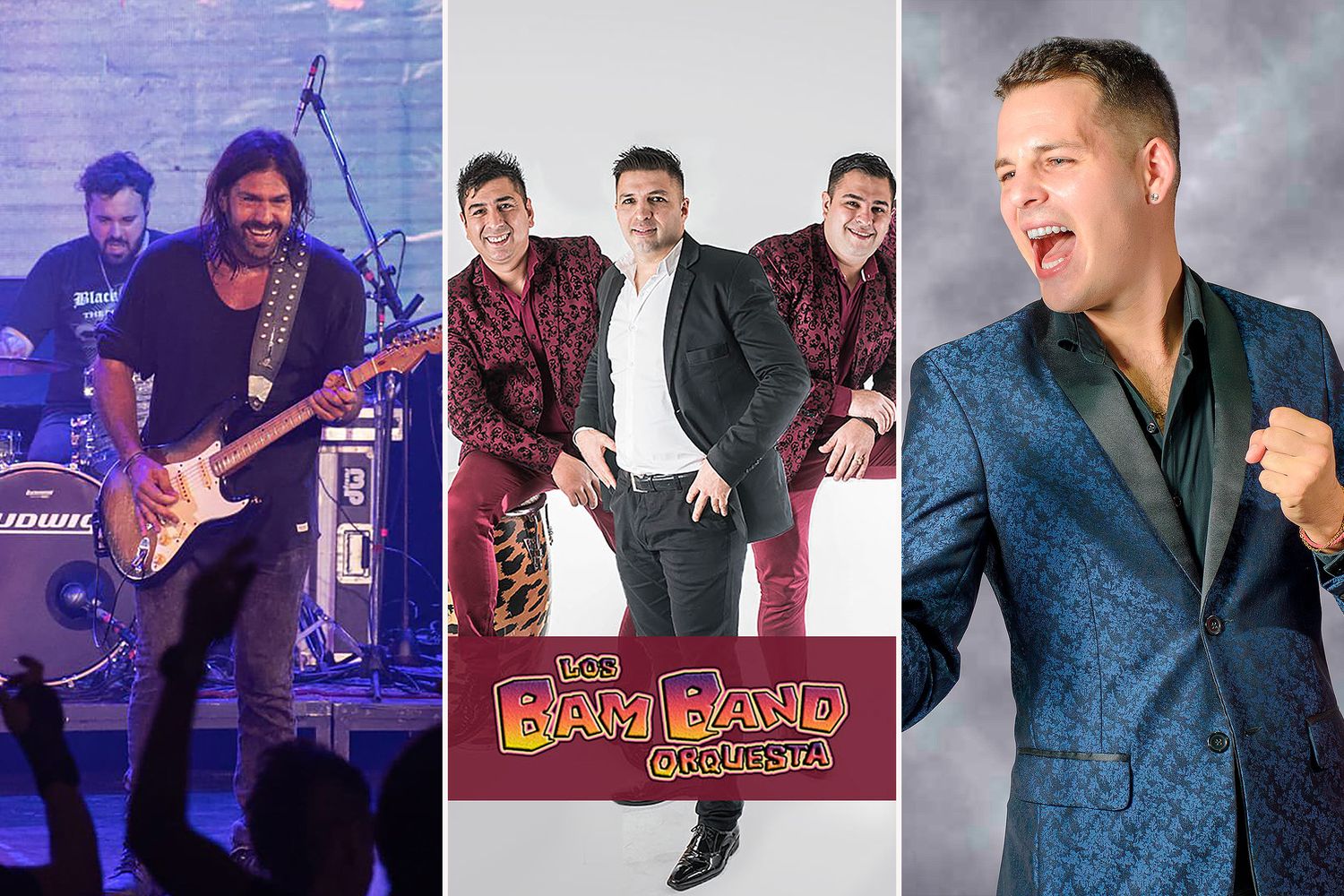 La Mancha de Rolando, Los Bam Band y Germán Vega tocarán gratis en la región: todo lo que tenés que saber