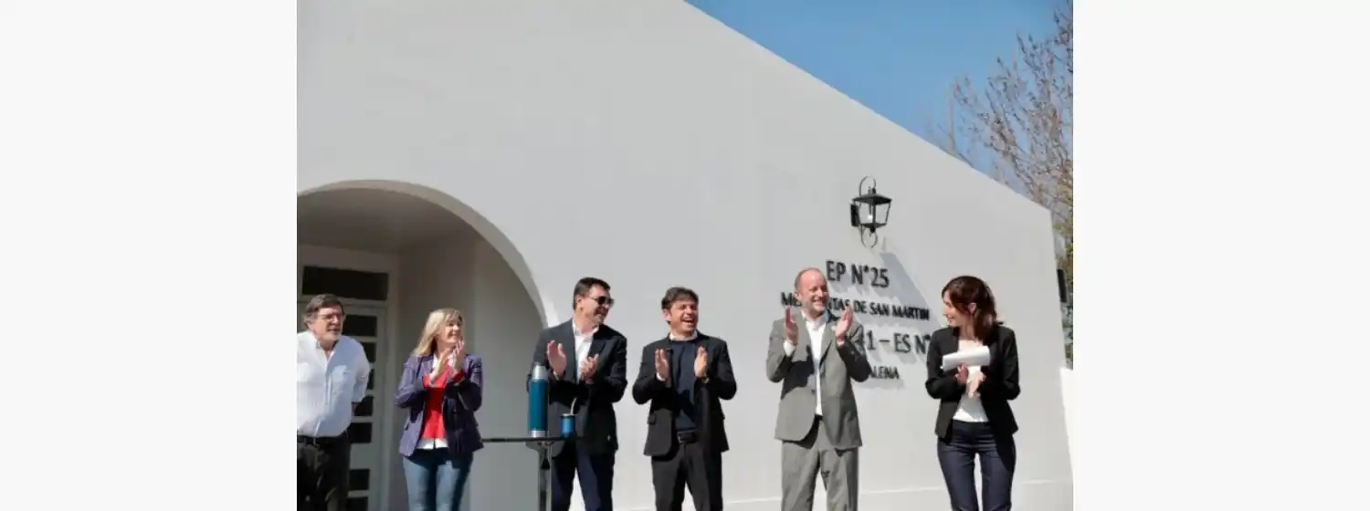 Kicillof anunció conectividad para 5.500 colegios bonaerenses