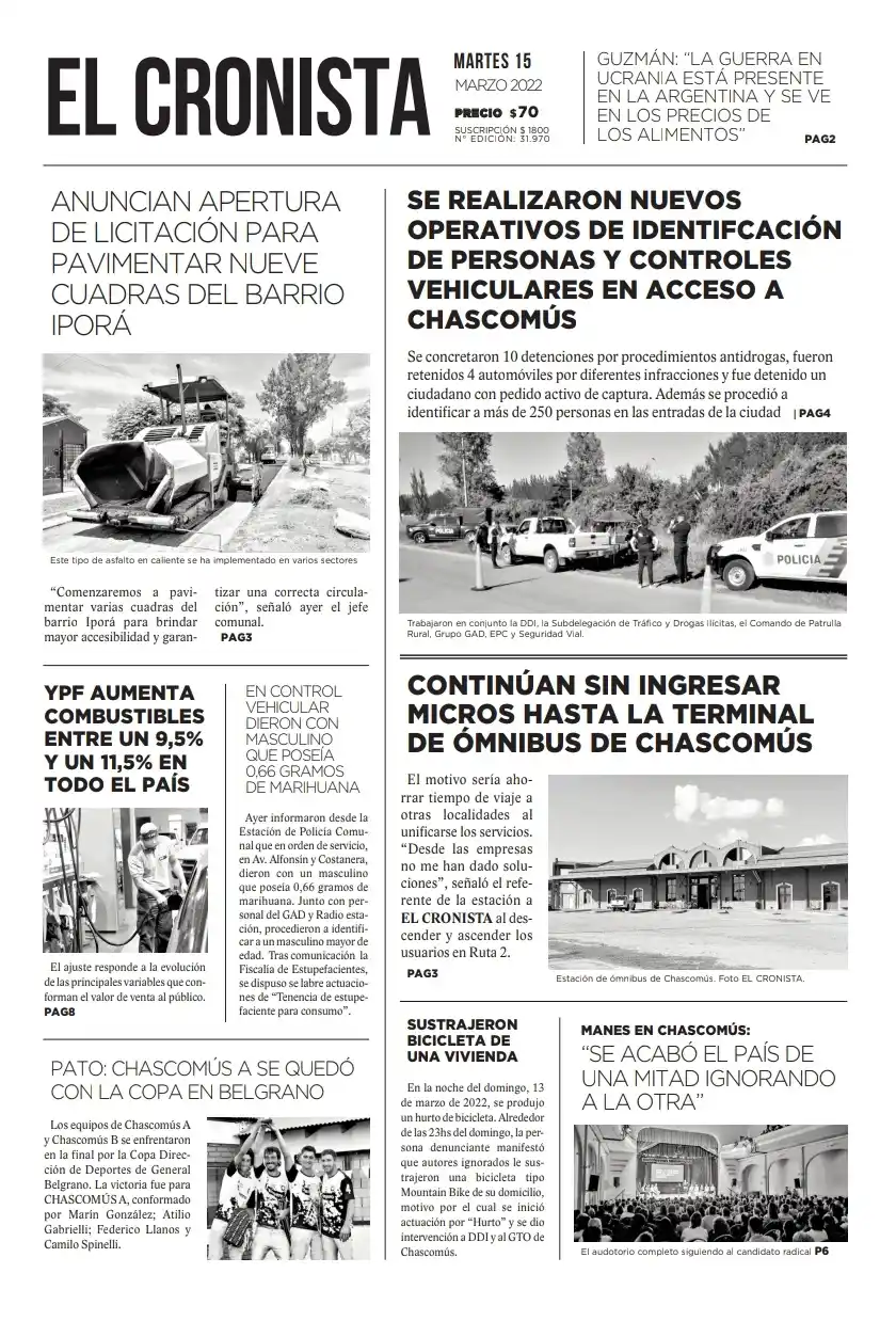 TAPA 15 DE MARZO 2022