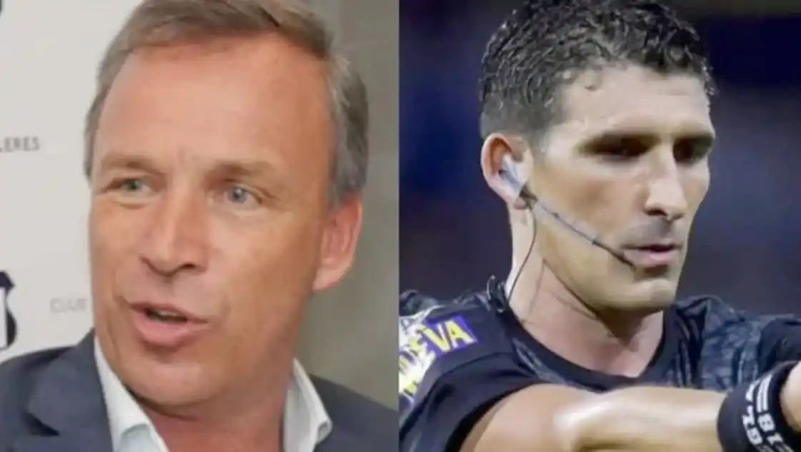 El presidente de Talleres dijo que fue golpeado por el árbitro Merlos: “Va a tener una denuncia penal”
