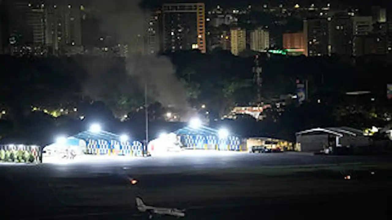 Ataque de Estados Unidos a Venezuela. Foto captura de pantalla. AGencia NA.