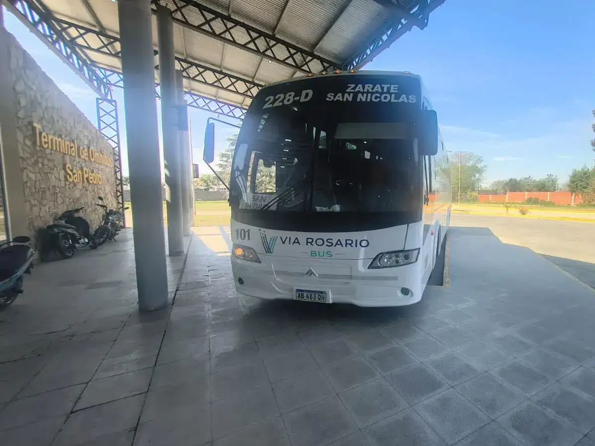 colectivo vía rosario terminal san pedro