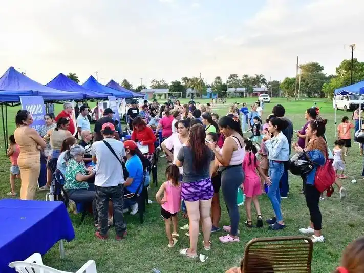 Vuelta al cole brindó atención integral en el barrio 7 de Mayo