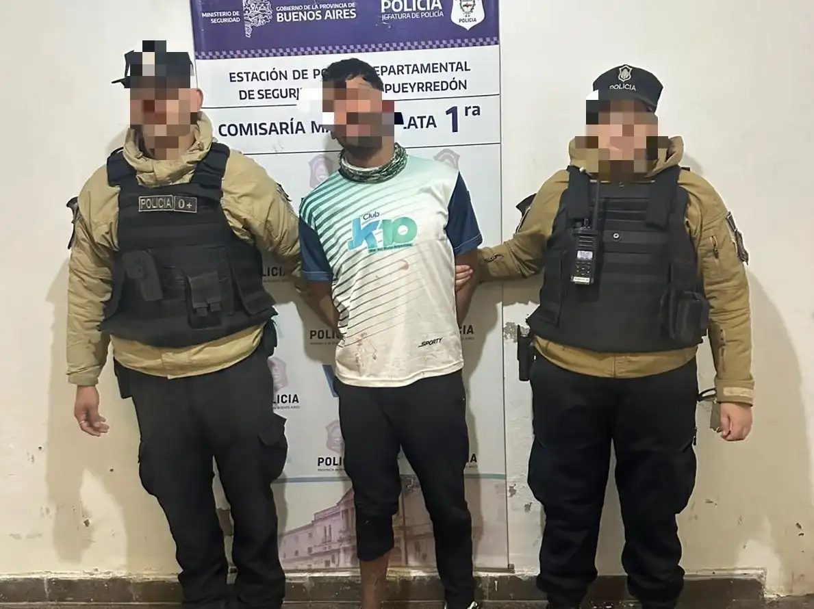 El procedimiento se concretó cuando el individuo fue advertido confrontando con otras personas y generando incidentes en la zona.