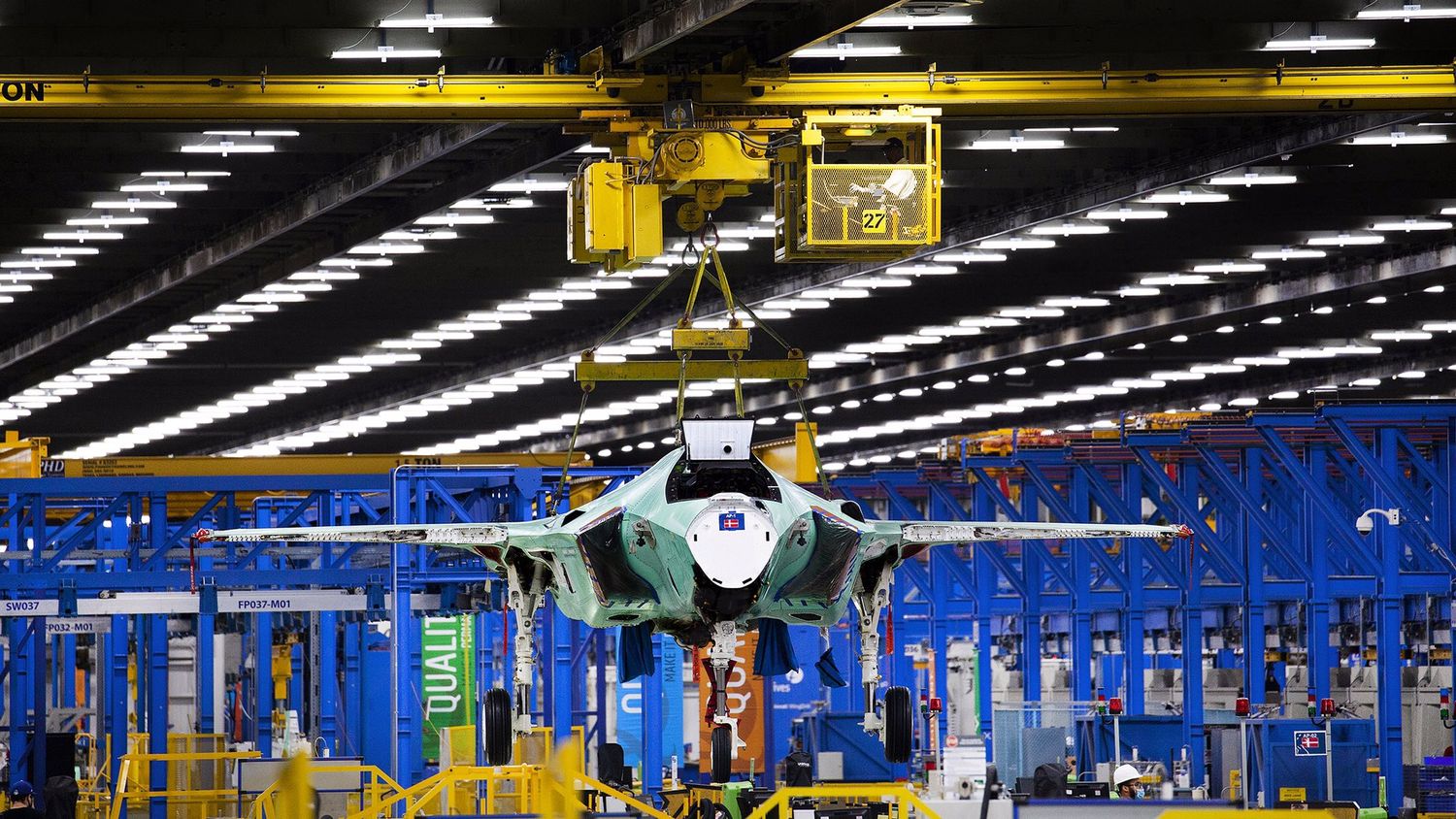 Denmark’s First Lockheed Martin F-35 Moves Forward in Assembly Line