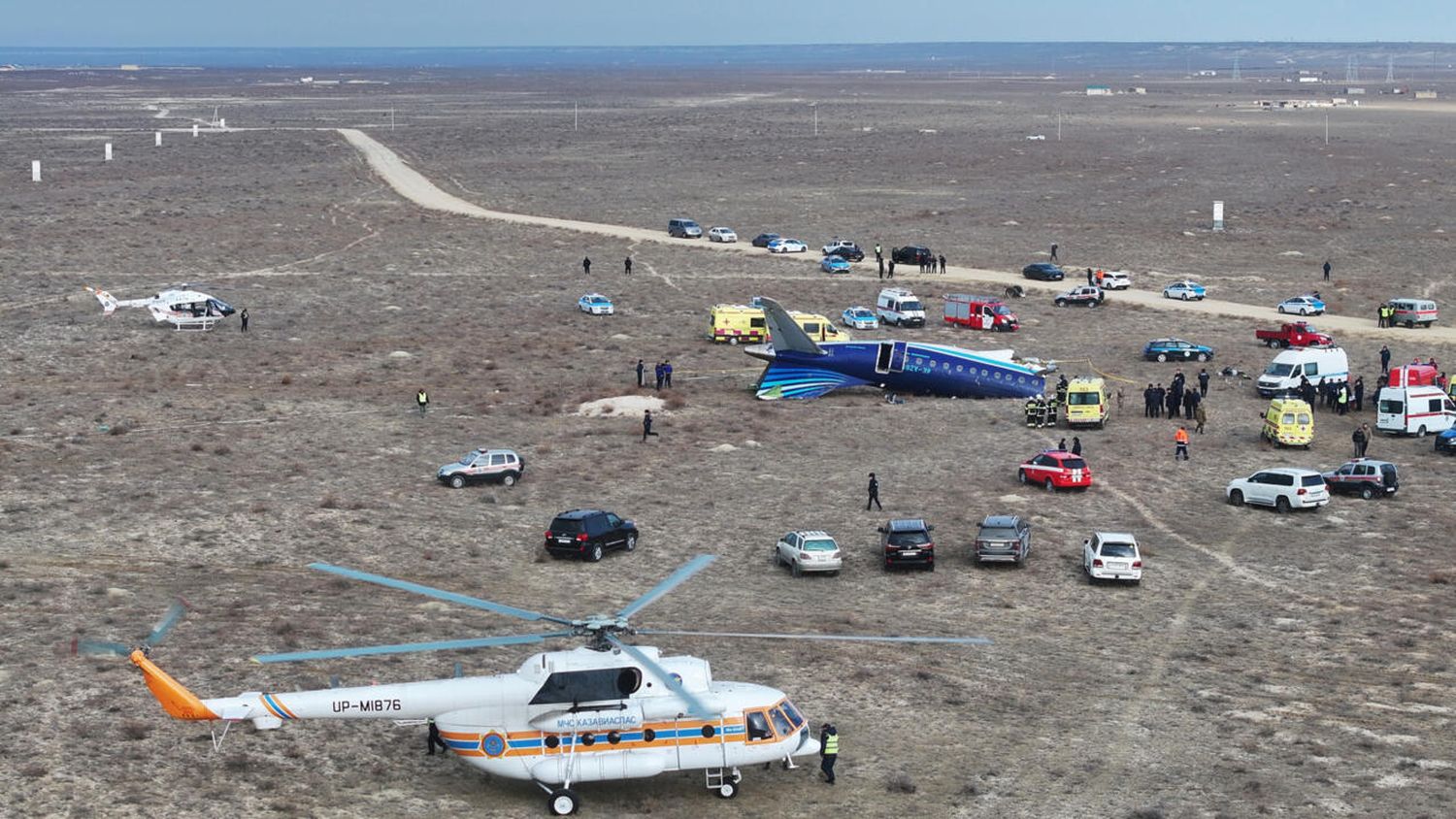 El accidente ocurrió en Kazajstán.