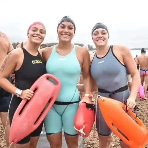 Otra buena labor del Equipo de Competición se dió en Concordia en la última fecha del Campeonato de Aguas Abiertas "Natación Río Uruguay 2024".